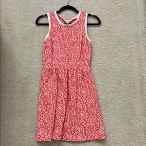Charming Charlie Pink A-line Sundress with Sleeveless Halter Neck